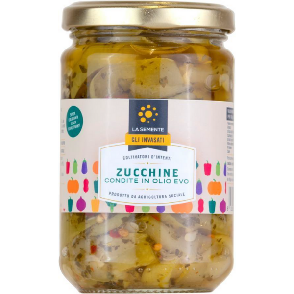 Immagine di Zucchine condite in olio EVO