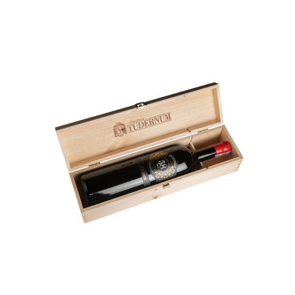 Immagine di Confezione Regalo in legno Sagrantino Magnum con 1 bottiglia di vino rosso "MONTEFALCO SAGRANTINO"